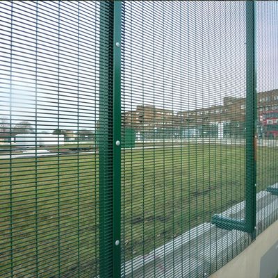 358 4,0 mm Ogrodzenie zabezpieczające przeciw wspinaczkom Zielony Szary Pvc Malowany Galwanizowany