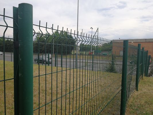 3D zakrzywione galwanizowane spawane sieci drutowe Ogród 3D Triangle Mesh