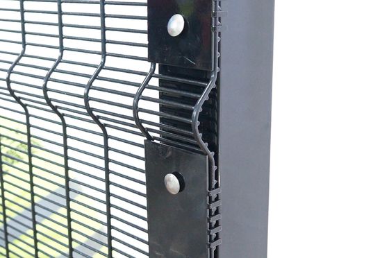 Gorąco zanurzona galwanizowana 358 spawana sieć płyty ogrodzenia widoczne 1800mm