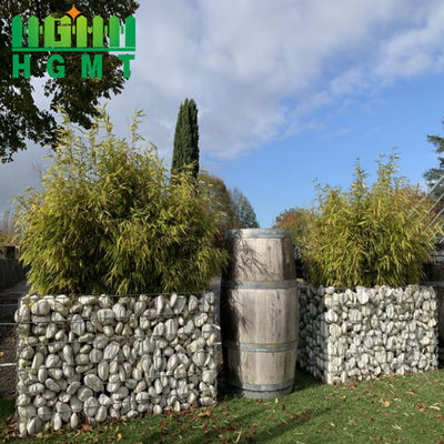 4mm 4mx1mx1m Zasowane kosze z gabionu / pudełko powlekane PVC