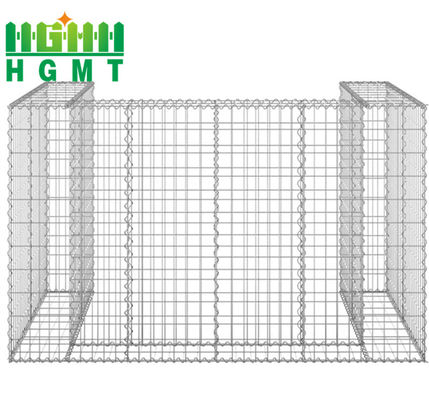 Isogalwanizowane 2mx1mx1m Gabion Wire Mesh Stone Cage Baskets