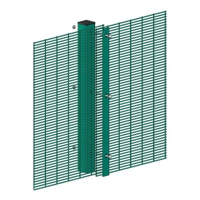 Wyraźny widok powłoka PVC 358 Wysokiego bezpieczeństwa obwodu sieci płot antyklimatów