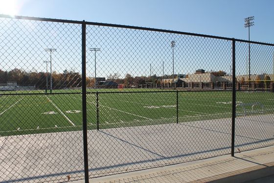 Tanie rolnictwo używane ciężkie galwanizowane drut cyclone Diamentowy forma siatka łańcuch link ogrodzenie z PVC powlekane