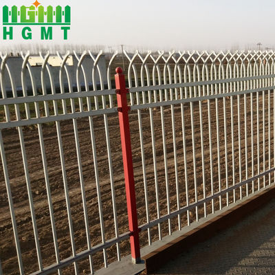 Ogrodzenie ogrodowe stalowe rurowe szerokości 2 metry wzmocnione trwałe poręcze