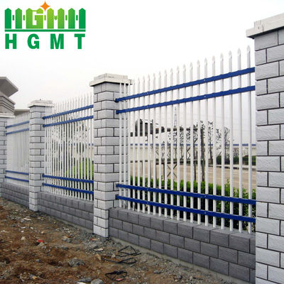 Płaskowiercowe płyty ogrodzeniowe z żelaza i stali pokryte proszkiem