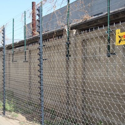 Nowoczesne szybkie zainstalowanie ogrodzenia bezpieczeństwa elektrycznego