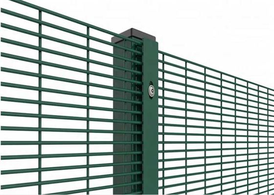 Powłoka powłoka 358 kwadratowy słup 3 mm ochronne ogrodzenie przeciw wspinaczce