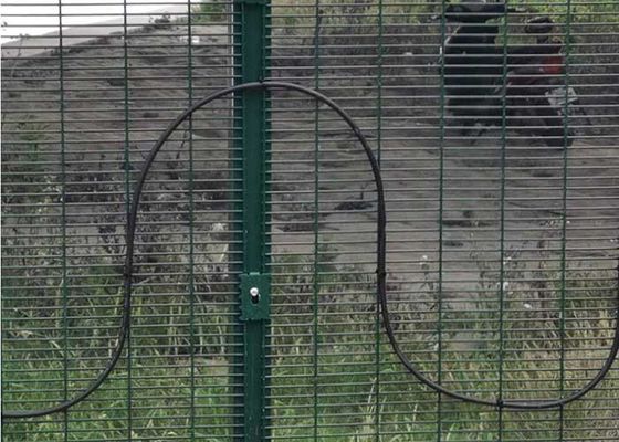 0.9m wysoki Powder Coating Anti Climb Ogród Więzienia Z Stalowe Klamy