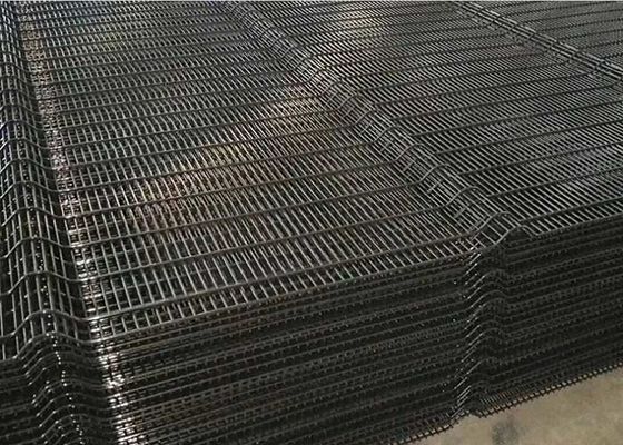 358 Ogrodzenie metalowe Bezpieczeństwo powłoka powłoka przeciw wspinaczce z gięciem