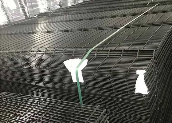 Anti Climb Prison 358 Stalowe ogrodzenie zabezpieczające Malowanie proszkowe Kolor czarny Wysoki 2,5 m