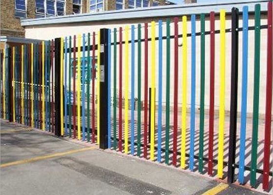 W i D sekcja 2,5 mm Ogrodzenie stalowe zabezpieczenie Match Square Post lub H Post