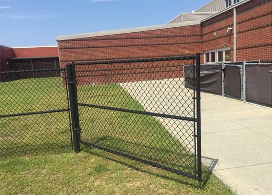 Ogrodzenie z połączeniem łańcuchowym pokryte tworzywem sztucznym z PVC 60 * 60mm Mesh For Garden