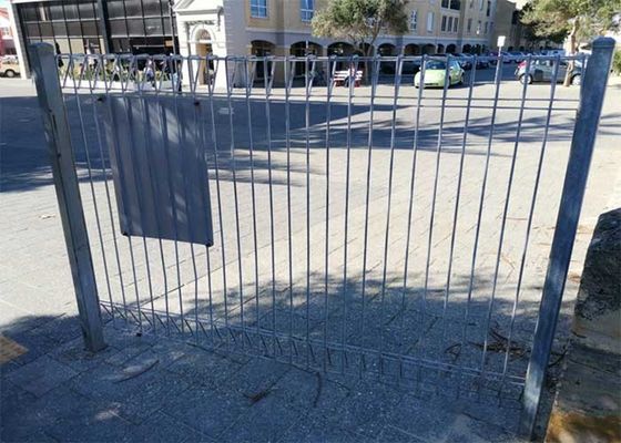 BRC 5mm Roll Top Weld Mesh Ogrodzenie Galwanizowane Gorąco