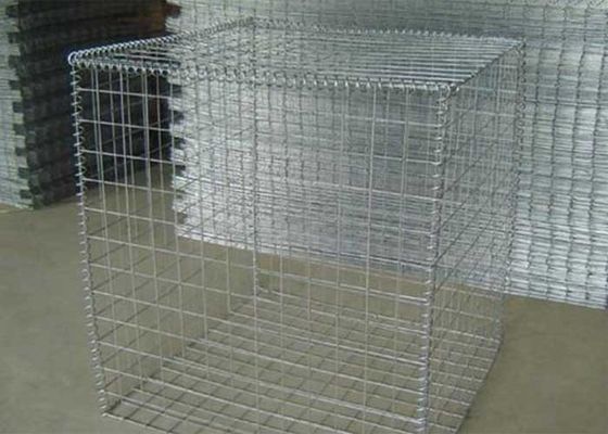 ISO14001 2x1x0.5m Gabion Zwożona sieć drukowa 4mm Gabion Baskets