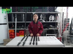 Ogromny, malowany na zielono płot rolniczy o długości 7 stóp, metalowa pikieta w kształcie gwiazdy