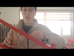 Tymczasowe panele ogrodzeniowe o długości 6 stóp malowane proszkowo