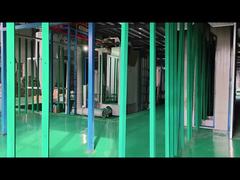 Ogrodzenie zapobiegające wspinaniu się o wymiarach 80*80 mm malowane proszkowo