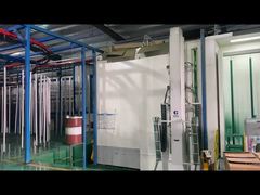 ogrodzenie ochronne z kwadratową powłoką proszkową